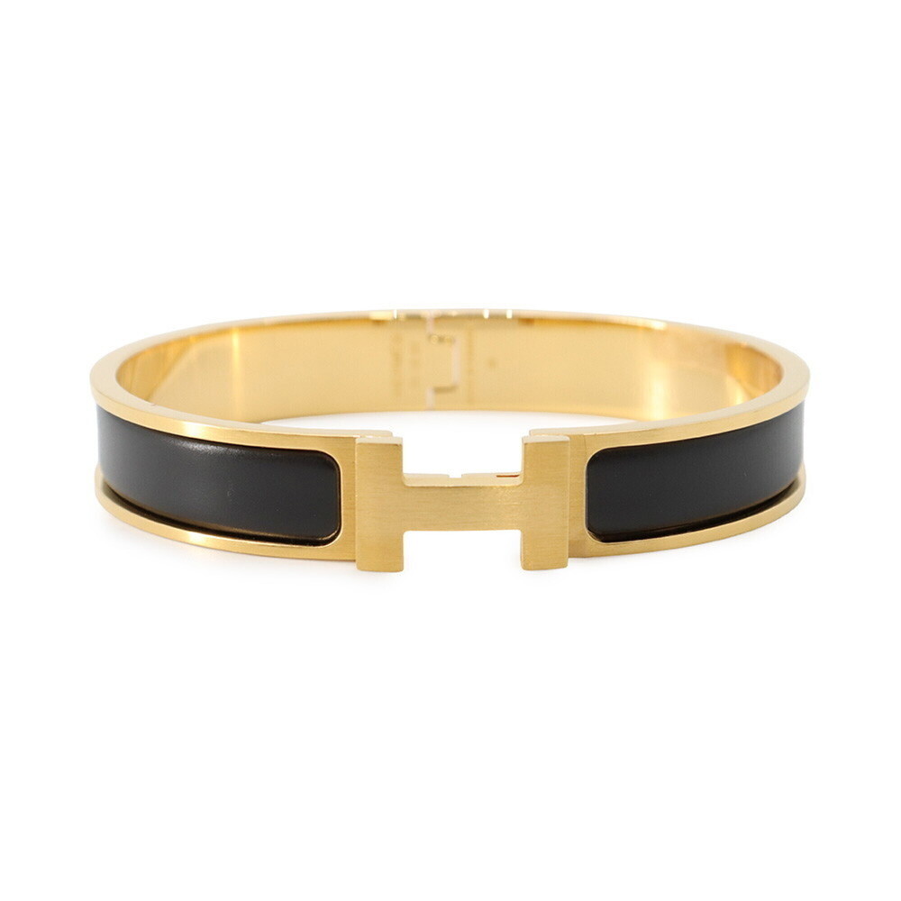 HERMES Black Charm Bracelet